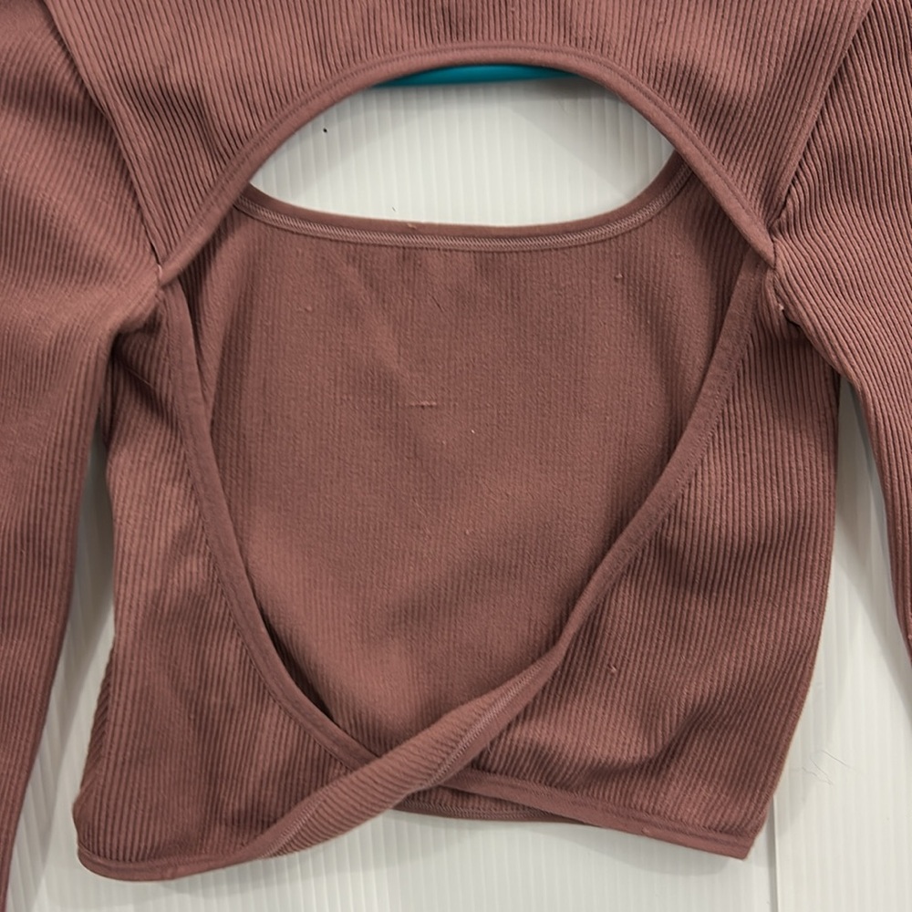 442. By Together Light Purple Long Sleeve Top (S) - Picture 9 of 10